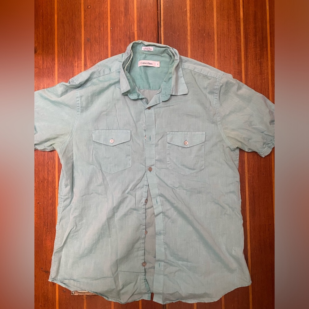 Men’s Calvin Klein Shortsleeve Button up